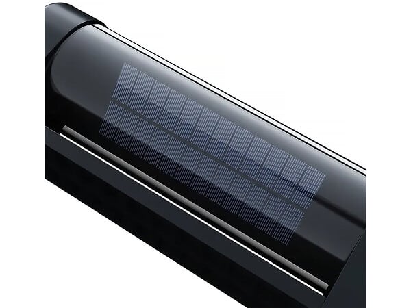 HABITAT ET JARDIN - Applique solaire et rechargeable Booster " Loma "  150 à 900 Lumen - Noir - large