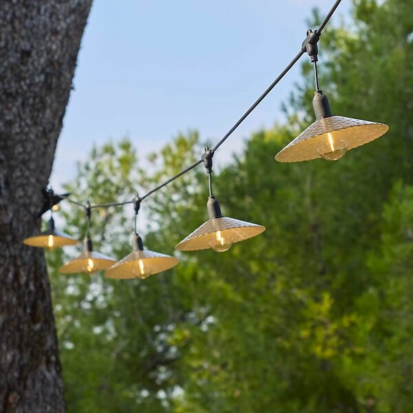 LUMISKY - Guirlande solaire MINI VINTY HYBRID 10 ampoules 6M - large