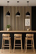 AJ TIMBER - Panneaux acoustiques Ecowall - Chêne cérusé - 2600x300x14mm - vignette