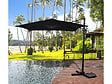 HABITAT ET JARDIN - Parasol jardin déporté - 2.5 x 2.5 m - Noir - vignette
