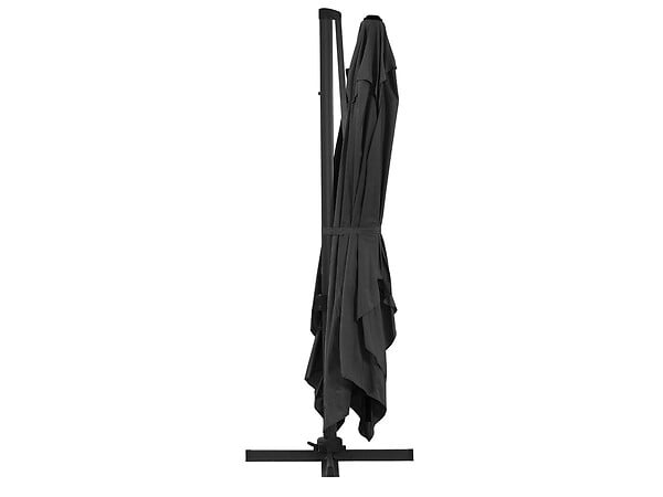 HABITAT ET JARDIN - Parasol déporté "Sun 4" - 3 x 4 m - Noir - large