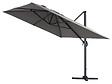 HABITAT ET JARDIN - Parasol déporté "Sun 4" - 3 x 4 m - Gris - vignette