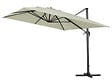 HABITAT ET JARDIN - Parasol jardin déporté alu "Sun 4" 3 x 4 m - Ecru - vignette