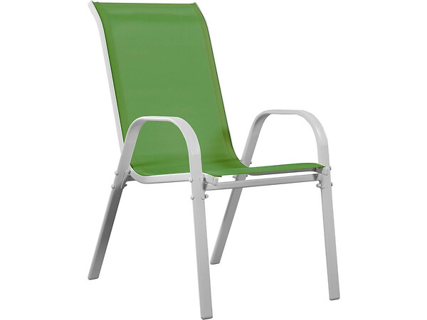 HABITAT ET JARDIN - Table et chaises de jardin en textilène "Cordoba" - Phoenix - 6 places - Vert - large