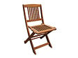 HABITAT ET JARDIN - Table et chaises de jardin en bois exotique "Hongkong" - Table pliante + 6 chaises pliantes - vignette