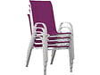 HABITAT ET JARDIN - Table et chaises de jardin en textilène "Cordoba XL 180" - Phoenix - 8 places - Fuschia - vignette