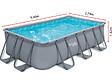 HABITAT ET JARDIN - Piscine tubulaire LUDO 3 - 5.49 x 2.74 x 1.32 m - filtration à  sable 5,1m3/H - vignette
