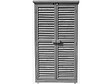 HABITAT ET JARDIN - Armoire de jardin "Space" - 87 x 46.5 x 160 cm - Anthracite - vignette