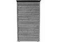 HABITAT ET JARDIN - Armoire de jardin "Space" - 87 x 46.5 x 160 cm - Anthracite - vignette
