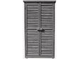 HABITAT ET JARDIN - Armoire de jardin "Space" - 87 x 46.5 x 160 cm - Anthracite - vignette