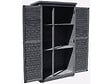 HABITAT ET JARDIN - Armoire de jardin "Space" - 87 x 46.5 x 160 cm - Anthracite - vignette