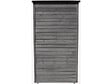 HABITAT ET JARDIN - Armoire de jardin "Space" - 87 x 46.5 x 160 cm - Anthracite - vignette