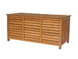 HABITAT ET JARDIN - Coffre de jardin en bois "Macao" - 130 x 64 x 60 cm - Marron - vignette