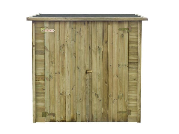 HABITAT ET JARDIN - ABRI JARDIN BOIS ADOSSABLE LIPKI - 1.79 X 0.90 X 1.78/1.87 m - large