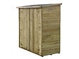 HABITAT ET JARDIN - Abri jardin bois adossable "Lipki " - 1.79 x 0.9 x 1.78/1.87 m  - 1.61 m² - 12 mm - Avec plancher - vignette
