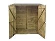 HABITAT ET JARDIN - Abri jardin bois adossable "Lipki " - 1.79 x 0.9 x 1.78/1.87 m  - 1.61 m² - 12 mm - Avec plancher - vignette