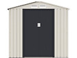 HABITAT ET JARDIN - Abri de jardin métal "Nebraska" - 4.07 m² - Beige/Gris anthracite - vignette