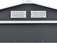 HABITAT ET JARDIN - Abri de jardin métal "Vegas" - 8,83 m² - Gris - vignette