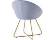 HABITAT ET JARDIN - Lot de 2 chaises de la salle a manger en velours "Rosalie" - Gris - vignette