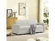 HABITAT ET JARDIN - Canapé convertible express en tissu "Diana" - Couchage 140 cm - 3 places - Beige - vignette