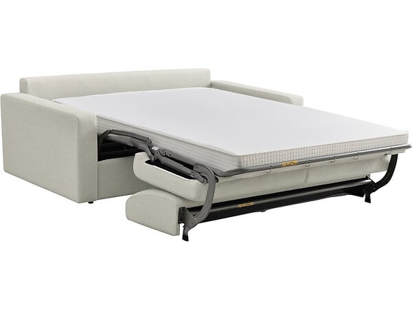 HABITAT ET JARDIN - Canapé convertible express en tissu "Diana" - Couchage 140 cm - 3 places - Beige - large