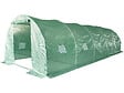 HABITAT ET JARDIN - Serre tunelle de jardin 8 x 3 m "Lys" - 24 m² - 140g - Vert - vignette