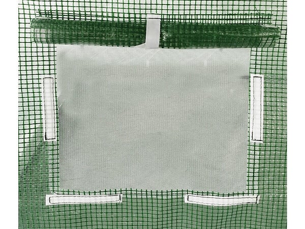 HABITAT ET JARDIN - Serre tunelle de jardin 8 x 3 m "Lys" - 24 m² - 140g - Vert - large