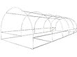 HABITAT ET JARDIN - Serre tunelle de jardin 8 x 3 m "Lys" - 24 m² - 140g - Vert - vignette