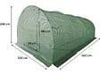 HABITAT ET JARDIN - Serre tunelle de jardin 6 x 3 m "Lys" - 18 m² - 140g - Vert - vignette