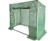 HABITAT ET JARDIN - Serre tomates de jardin "Lys" - 1.6 m² - 130g - Vert - vignette