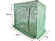 HABITAT ET JARDIN - Serre tomates de jardin "Lys" - 1.6 m² - 130g - Vert - vignette