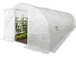HABITAT ET JARDIN - Serre tunelle de jardin avec porte 6 x 3 m "Mimosa" - 18 m² - 180g - Blanc - vignette