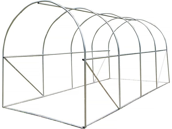 HABITAT ET JARDIN - Serre tunelle de jardin 4,5 x 2 m "Lys" - 9 m² - 130g - Vert - large