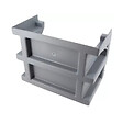 NICOLL - Réhausse pour courette anglaise Nicoll ECA7 hauteur 18cm en pvc 26x13,5cm gris clair - vignette