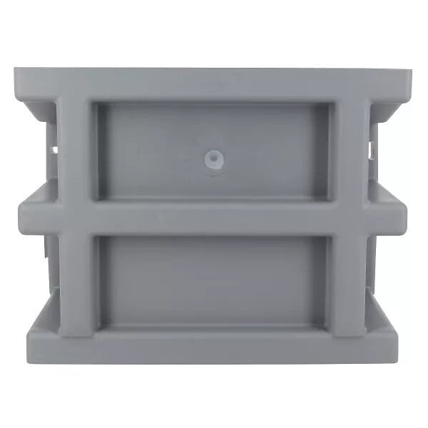 NICOLL - Réhausse pour courette anglaise Nicoll ECA7 hauteur 18cm en pvc 26x13,5cm gris clair - large