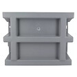 NICOLL - Réhausse pour courette anglaise Nicoll ECA7 hauteur 18cm en pvc 26x13,5cm gris clair - vignette