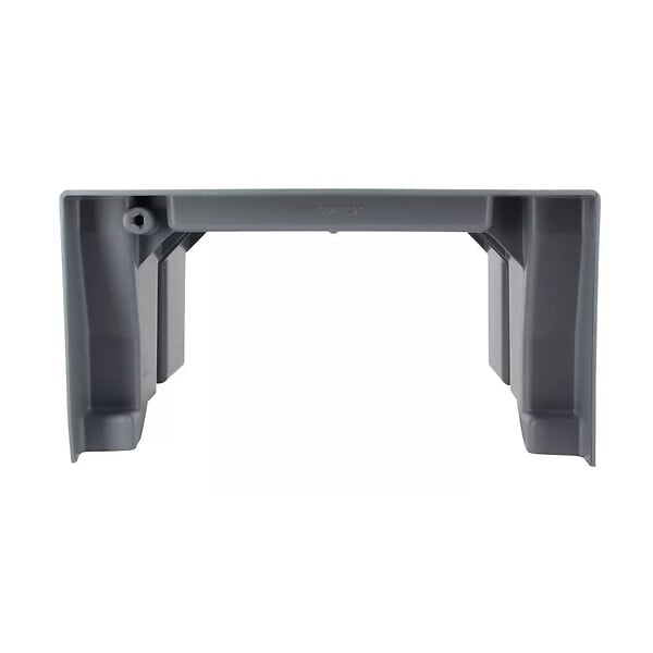 NICOLL - Réhausse pour courette anglaise Nicoll ECA7 hauteur 18cm en pvc 26x13,5cm gris clair - large