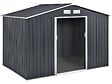 HABITAT ET JARDIN - Abri de jardin métal "Vegas" - 5,29 m2 (4,83 m2 au sol) - Gris - vignette