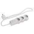 LEGRAND - Multiprise 3x2P+T pivotante - Polypropylène - Blanc - 1,5m - vignette