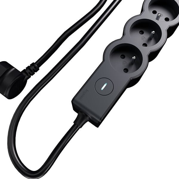 LEGRAND - Multiprise Legrand 4 prises 2P+T - Noir - 3m 16A 3680W - large