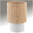TECTAKE - Lampe de chevet KLEA en jute au style bohème 60W marron naturel - vignette