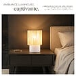 TECTAKE - Lampe de chevet KLEA en jute au style bohème 60W marron naturel - vignette