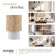 TECTAKE - Lampe de chevet KLEA en jute au style bohème 60W marron naturel - vignette