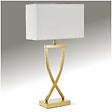 TECTAKE - Lampe de table AVINA 60W couleur laiton - vignette