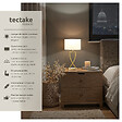 TECTAKE - Lampe de table AVINA 60W couleur laiton - vignette