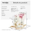 TECTAKE - Cheval à bascule au design de qualité à partir de 18 mois rose/blanc - vignette