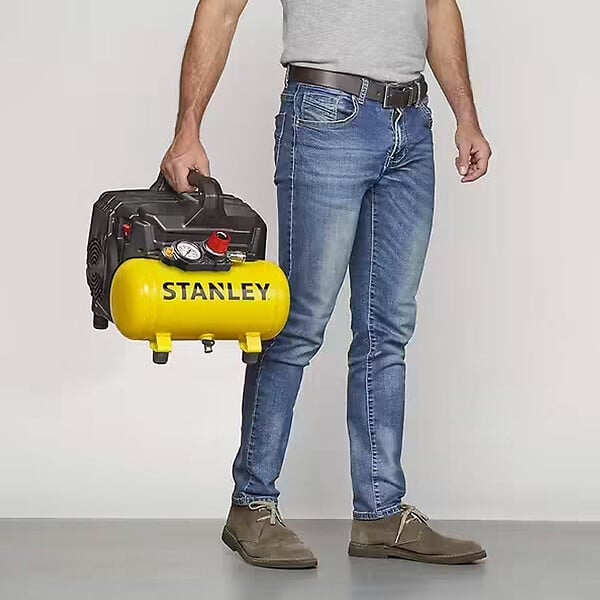 STANLEY - Compresseur 6L Silencieux 1HP coaxial sans huile - STANLEY FATMAX - DST100/8/6 - large