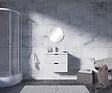 Ensemble Meuble de salle de bain + Miroir - Blanc - Largeur : 60cm - vignette