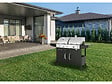 HABITAT ET JARDIN - Barbecue gaz et charbon 2 en 1 en métal "Western" - Noir - vignette