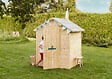 CERLAND - Maisonnette en bois Garance - L.141xH.162xP.127cm - vignette
